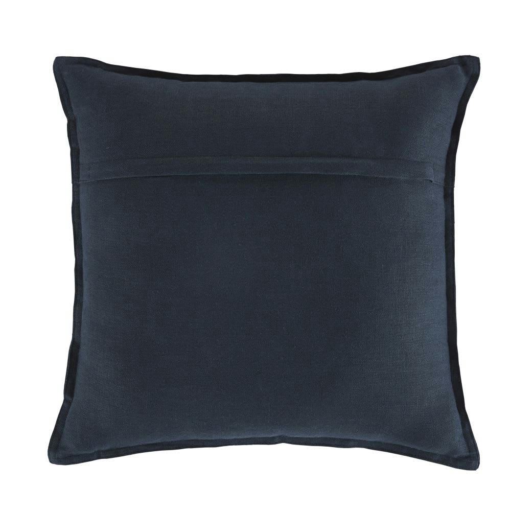 - Coussin en lin lavé gris anthracite 45x45