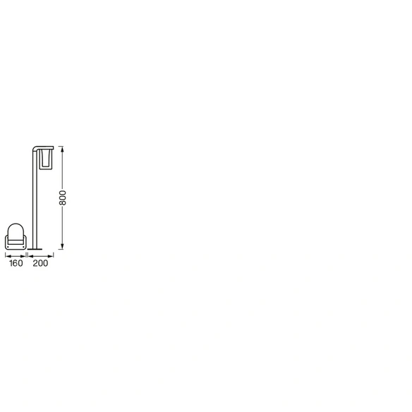 Pollerleuchte »Smart  Cascade Multicolor«, Dunkelgrau, 10,00 W