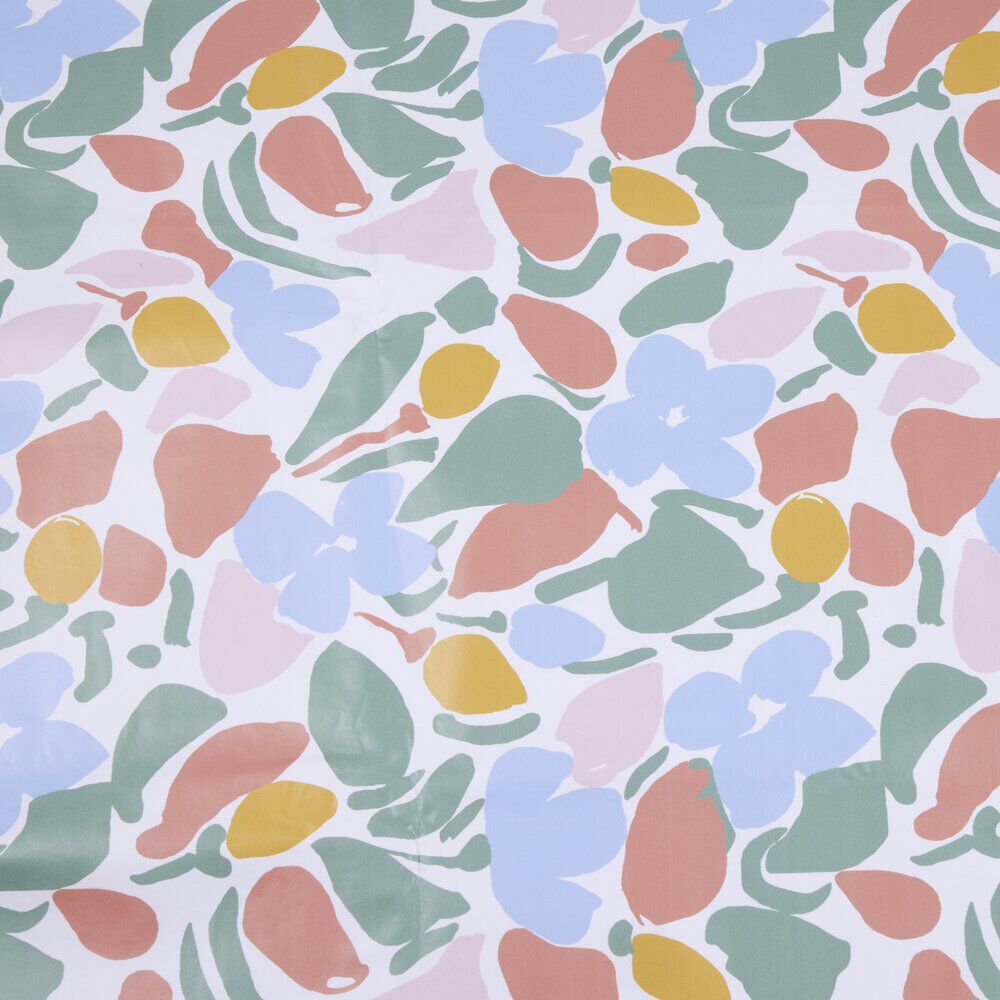 Nappe en PVC motif floral 140x250cm