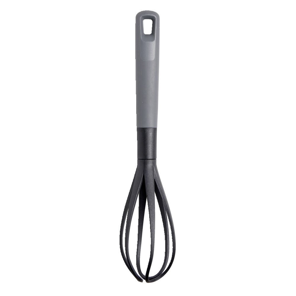 Fouet en plastique noir et gris L.30,5cm
