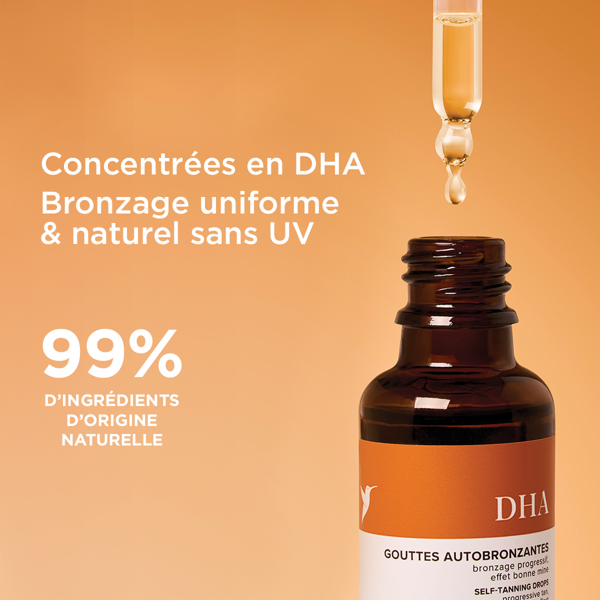 Hydratation & ÉclatGouttes Autobronzantes à la DHA 30 ml