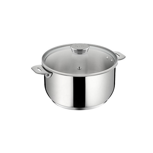 Casserole inox 16cm sans poignée   couvercle Lagostina 12138031216 salvaspazio