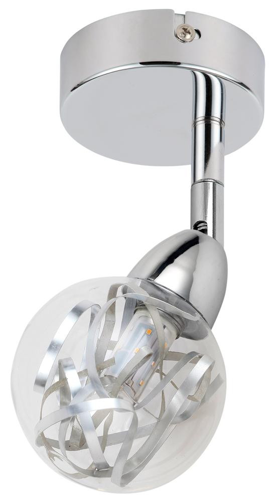 Kinkiet BOLOsrebrny LED 1x6W wym:13x18x9cm IP20 Candellux