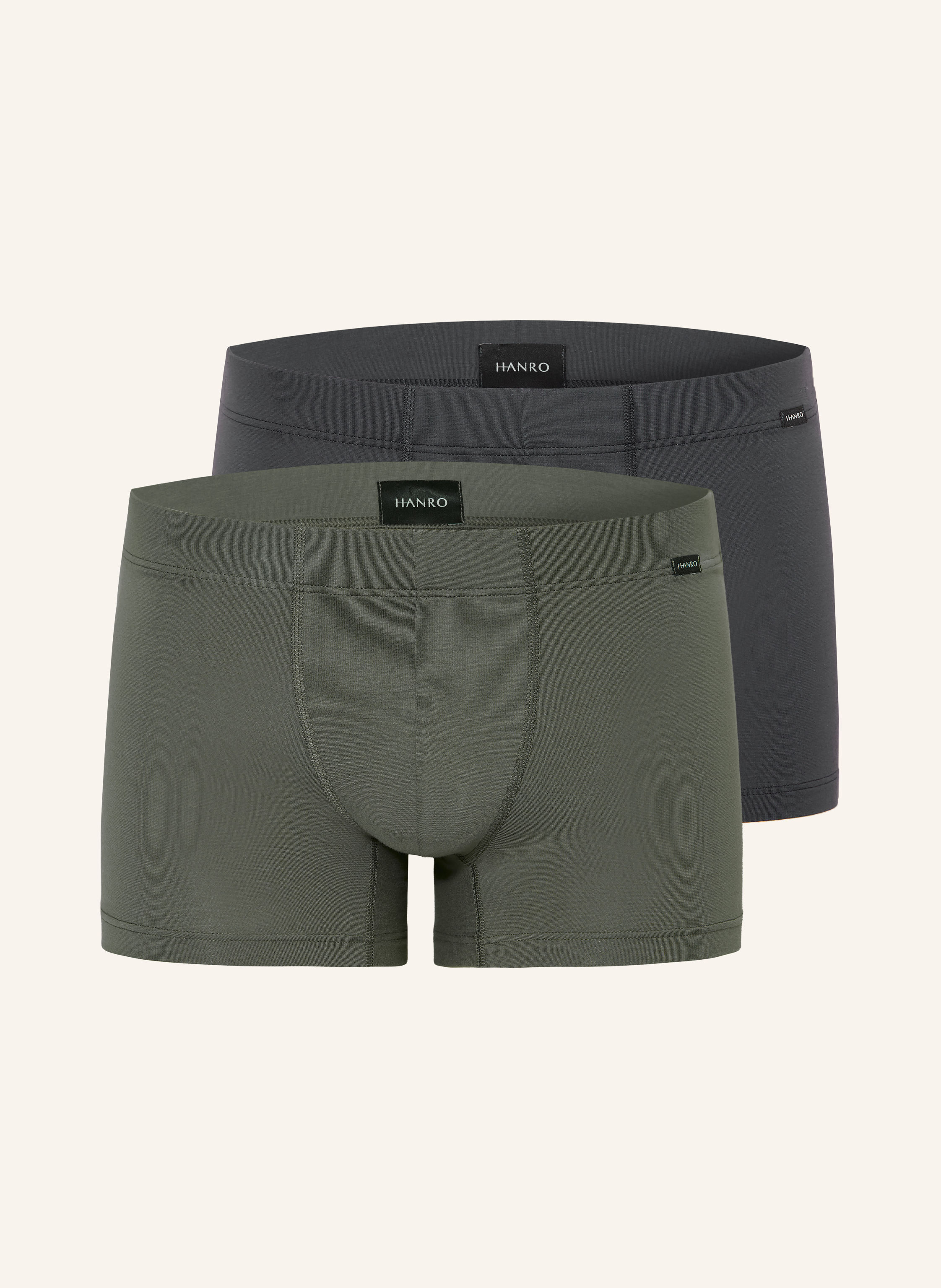 HANRO 2er-Pack Boxershorts COTTON ESSENTIALS