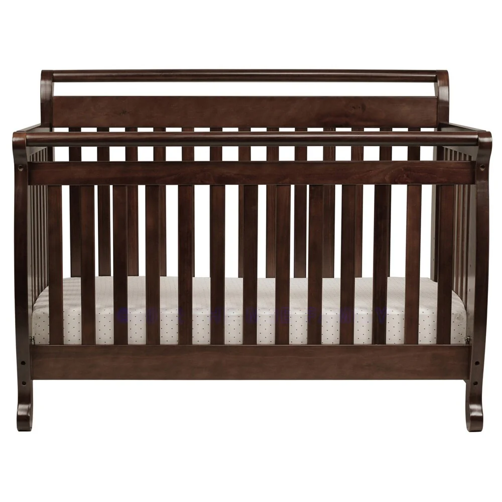 DaVinci Emily 4-in-1 Convertible Crib with Toddler Rail in Espresso