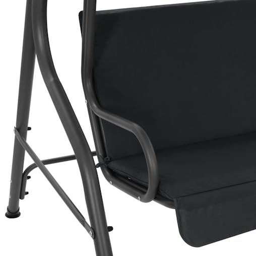 NNEVL Garden Swing Bench Anthracite 170x110x153 cm