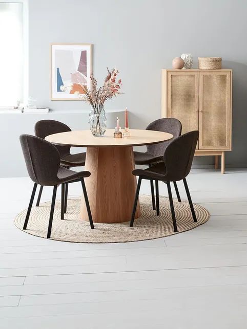Spisebord KLIPLEV Ø120 natur eg