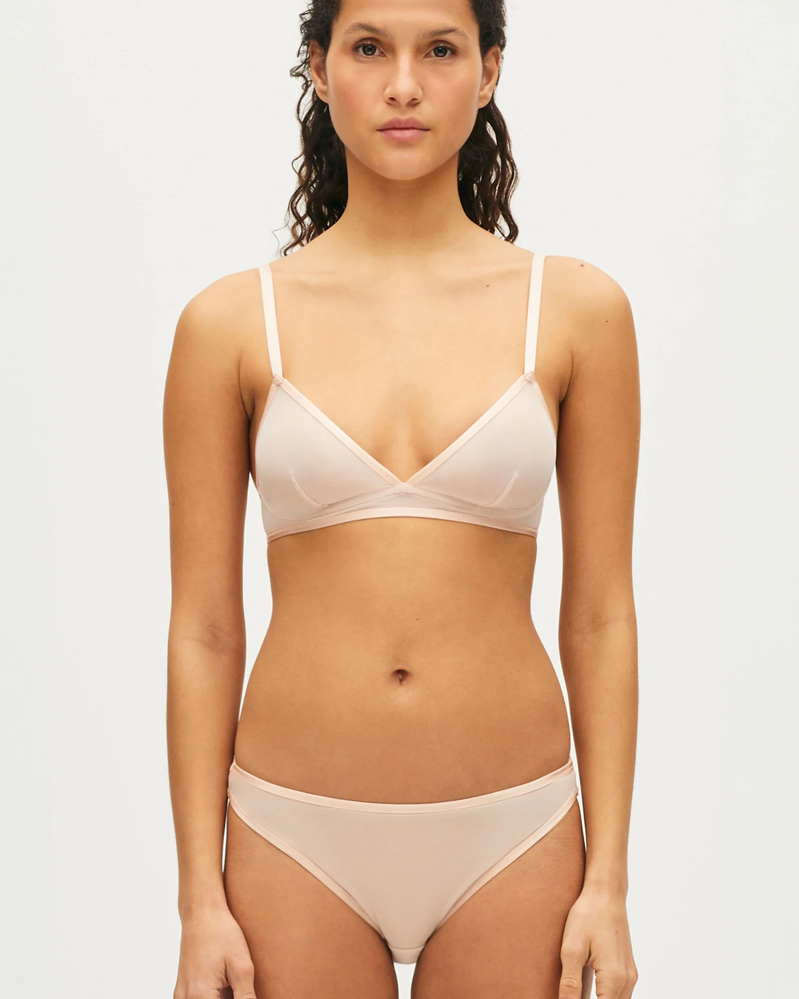 Culotte taille basse CHERI TULLE BICOLORE