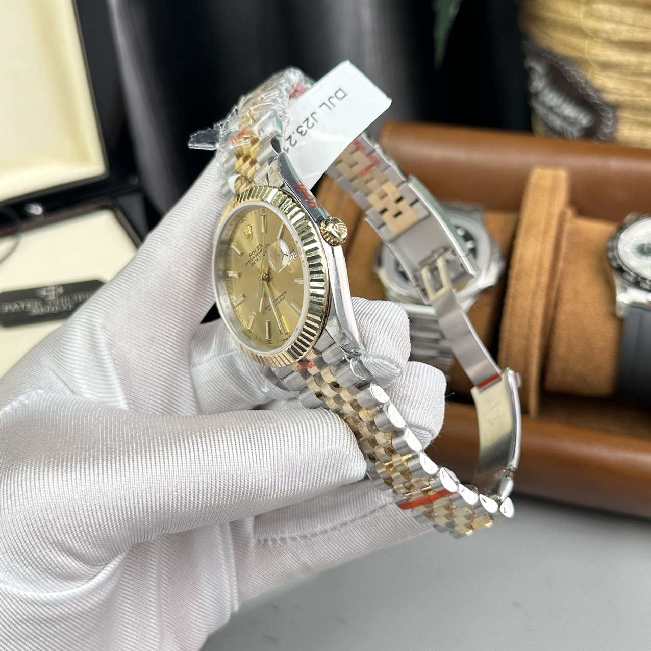 Rolex Datejust SS/YG Plated Champagne Dial 41mm Jub Super Clone