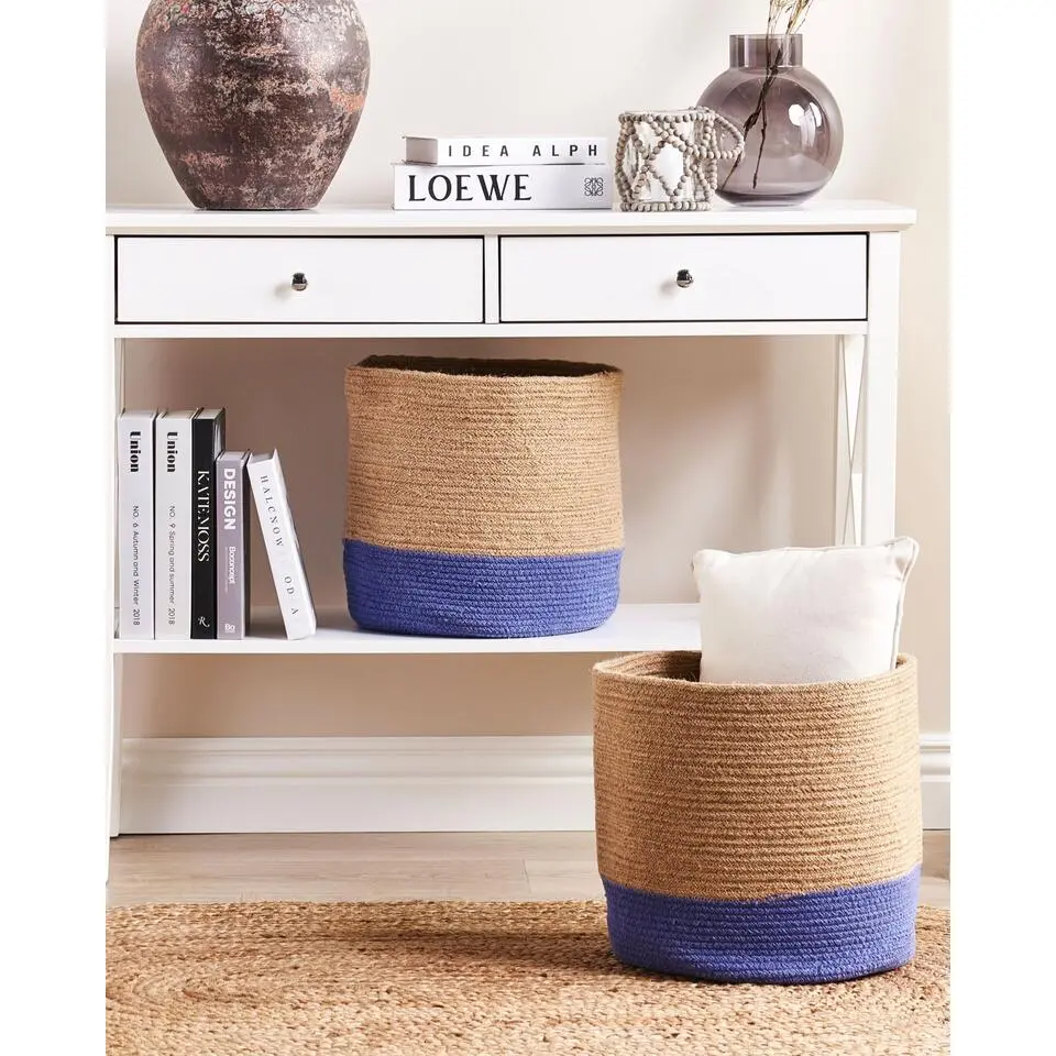 BULANIK - Mand set van 2 - Beige - Jute