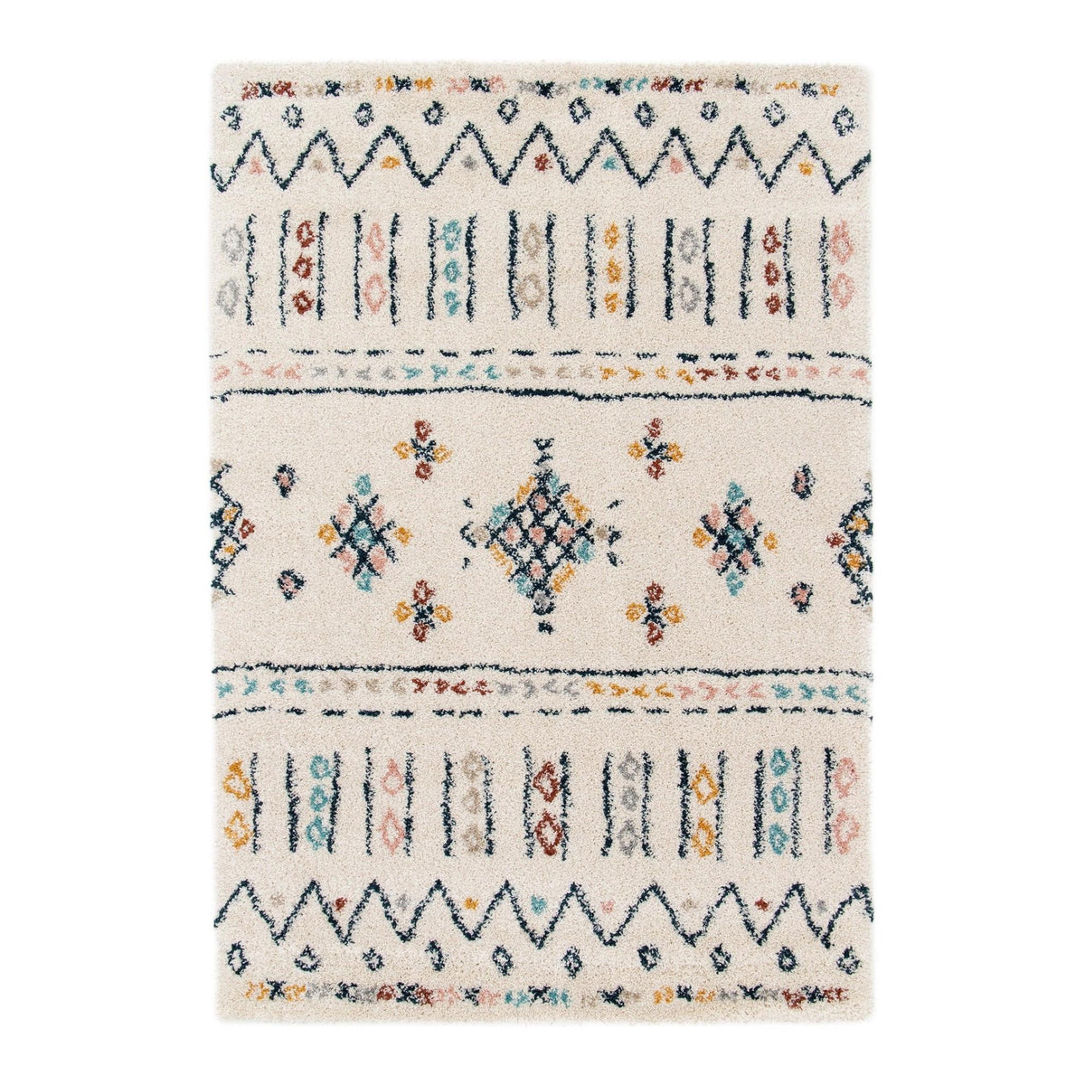 AFK Living vloerkleed Tuareg - shaggy - veelkleurig - 200 x 290 cm