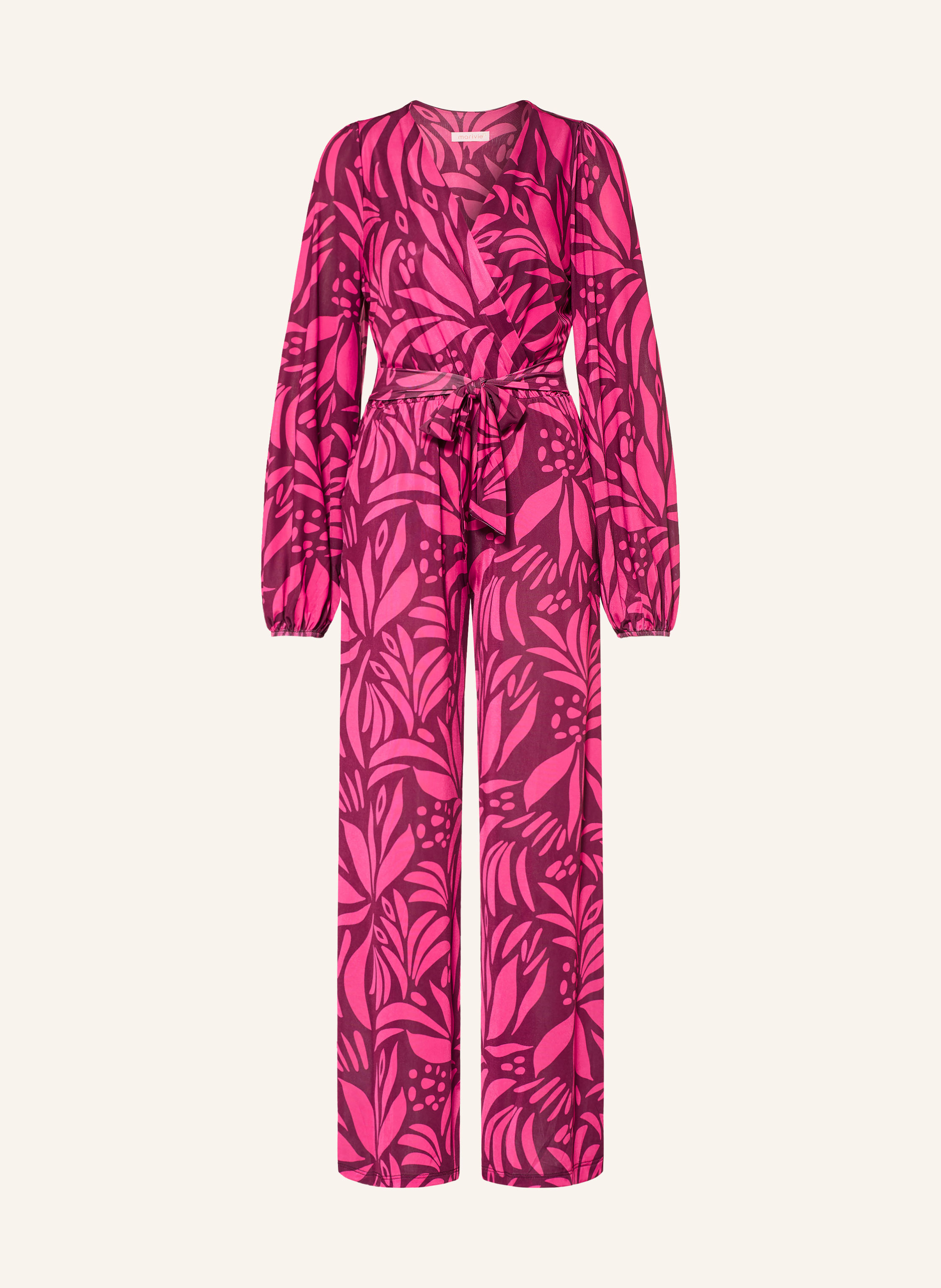 marivie Jumpsuit mit Glitzergarn