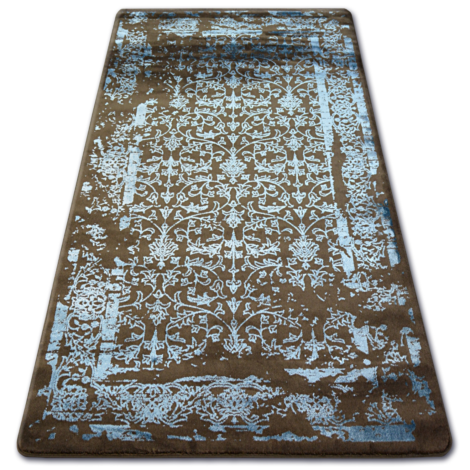 Dywan AKRYL MANYAS 0920 Brown/Blue 80x150 cm