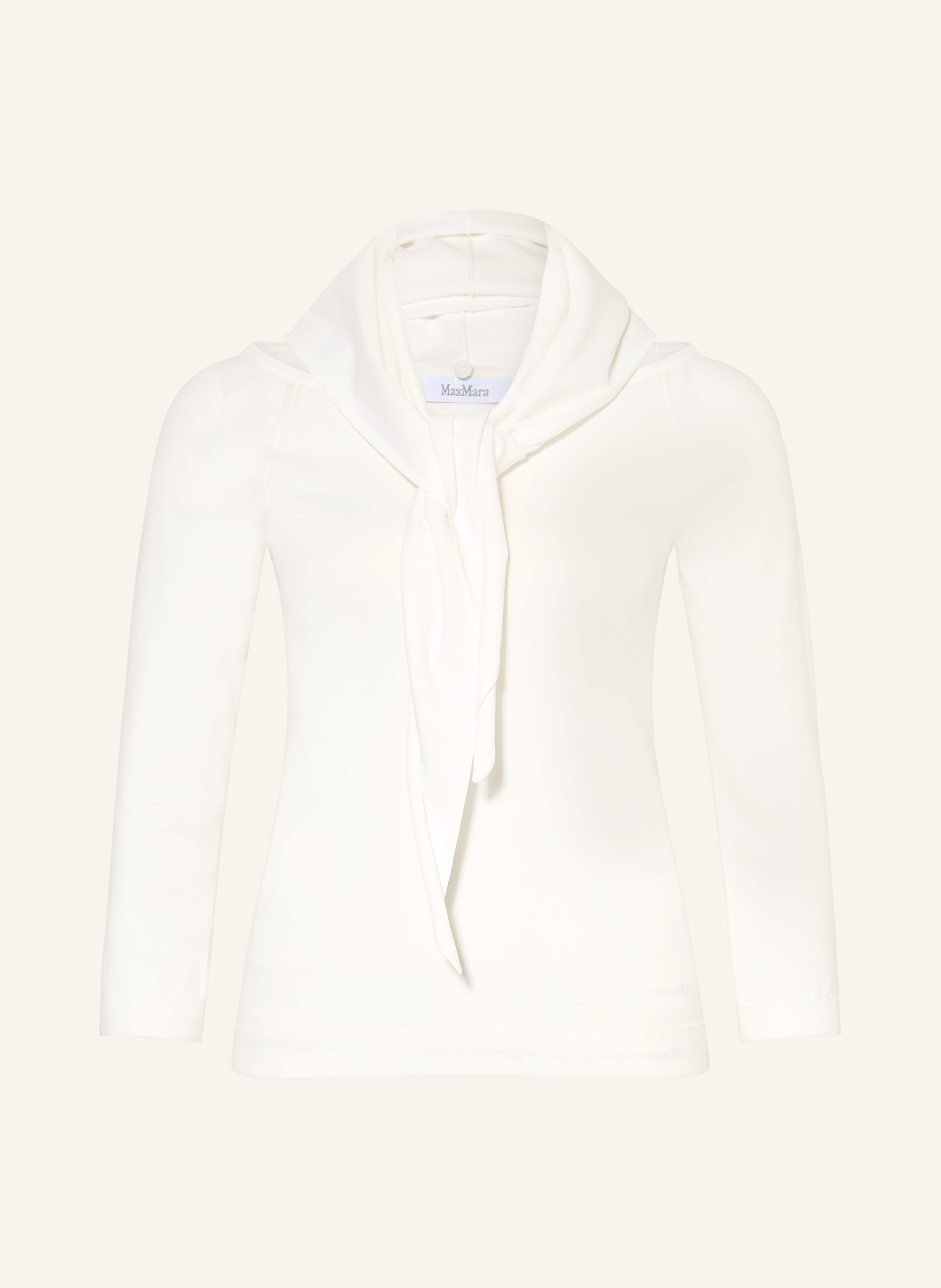Max Mara Pullover FENICE mit 3/4-Arm und abnehmbarem Dreieckstuch