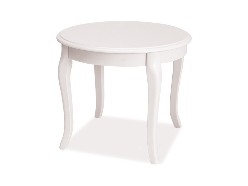 Stolik okrągły Royal D 60 cm biały
