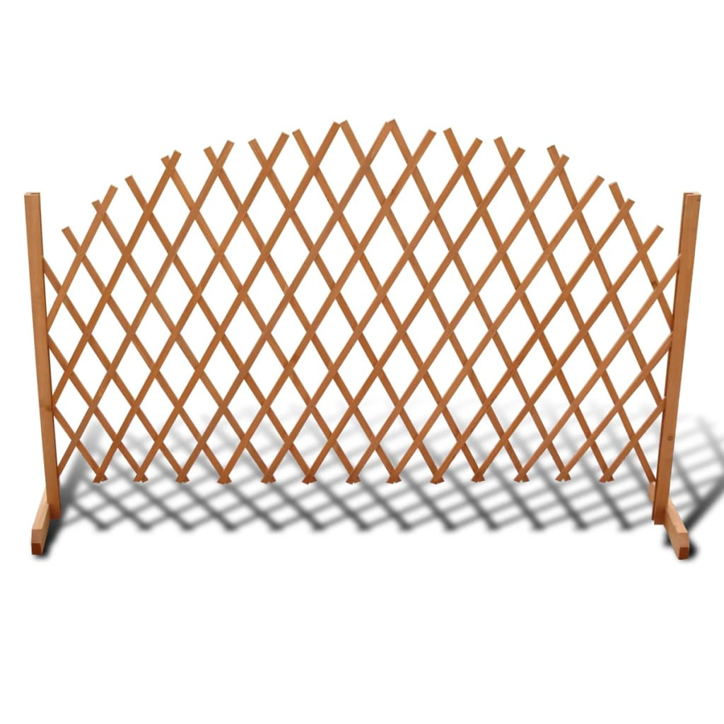 Kratka Ogrodowa Panel Drewno 180x100 cm Brązowy