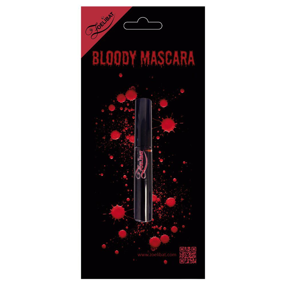 Gloss à lèvres Halloween effet faux sang tube noir Ø2xH12,5cm