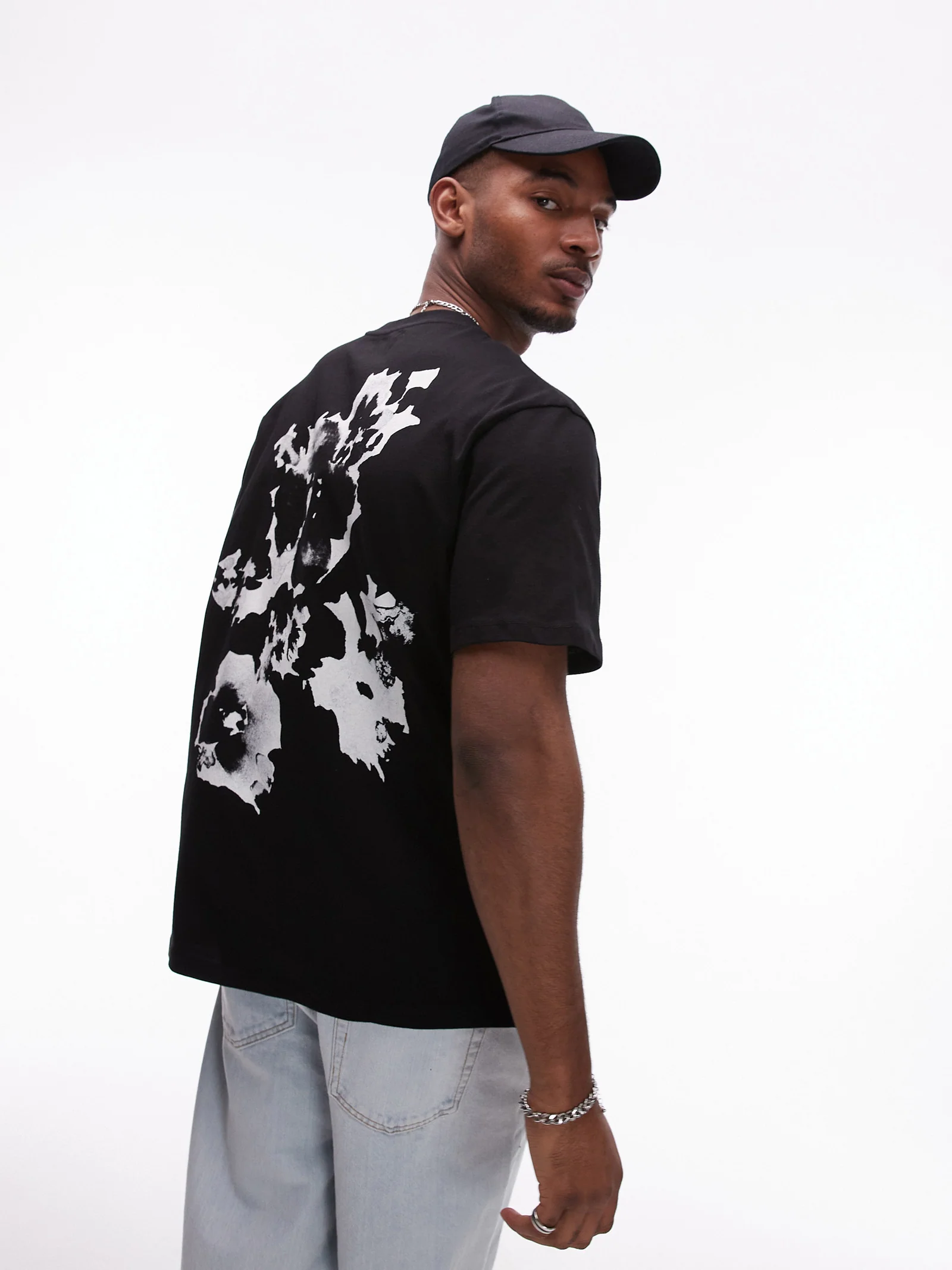 Floral Print Oversized T-Shirt