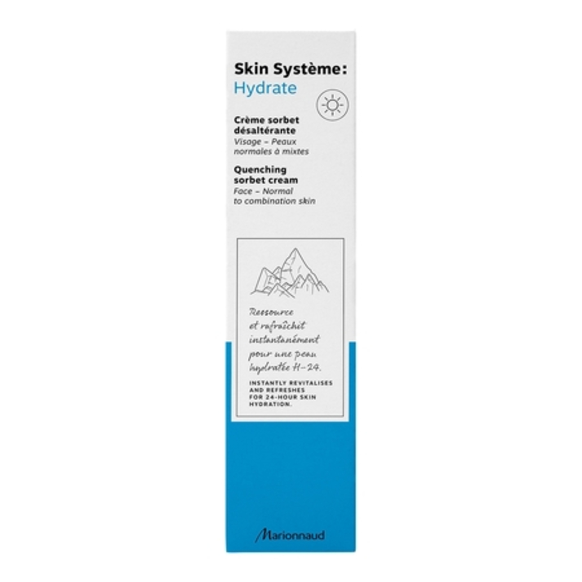 SKIN SYSTÈME HYDRATECrème sorbet désaltérante jour