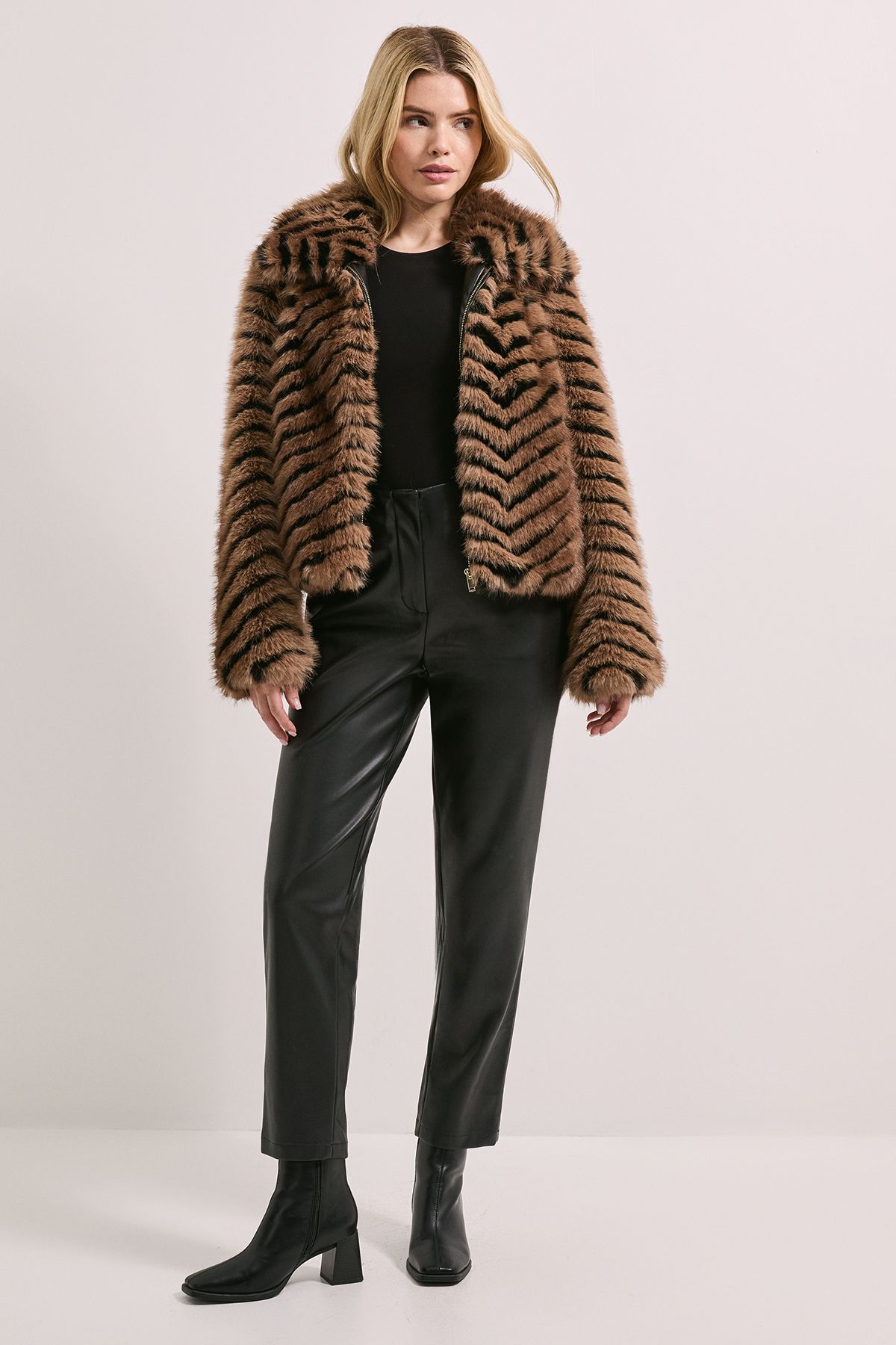 Dorothy Perkins Faux Fur Jacket