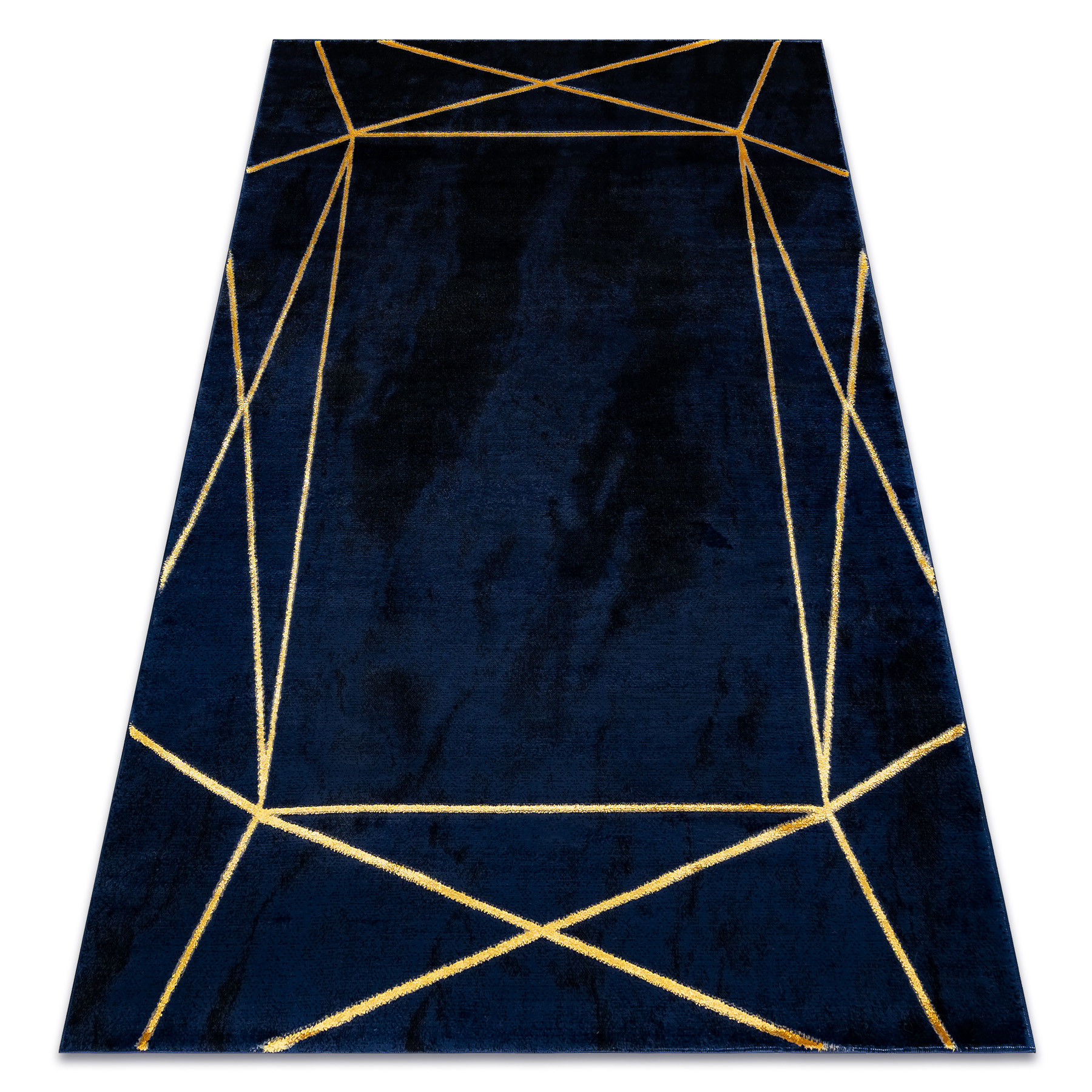 Dywan EMERALD ekskluzywny 1022 glamour, stylowy geometryczny 80x150 cm