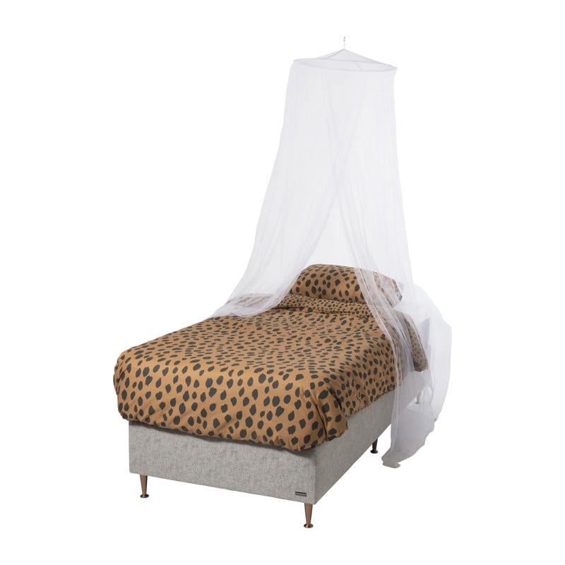 Klamboe met ring - 1-persoon - wit - &Oslash;60x230x650 cm