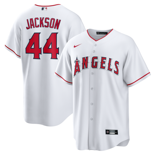 Reggie Jackson Los Angeles Angels Nike Home Retired Player Replica Jersey - White