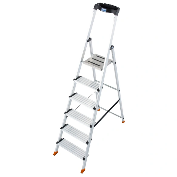 Stufen-Stehleiter »MONTO Sepuro«, 6 Sprossen, Aluminium
