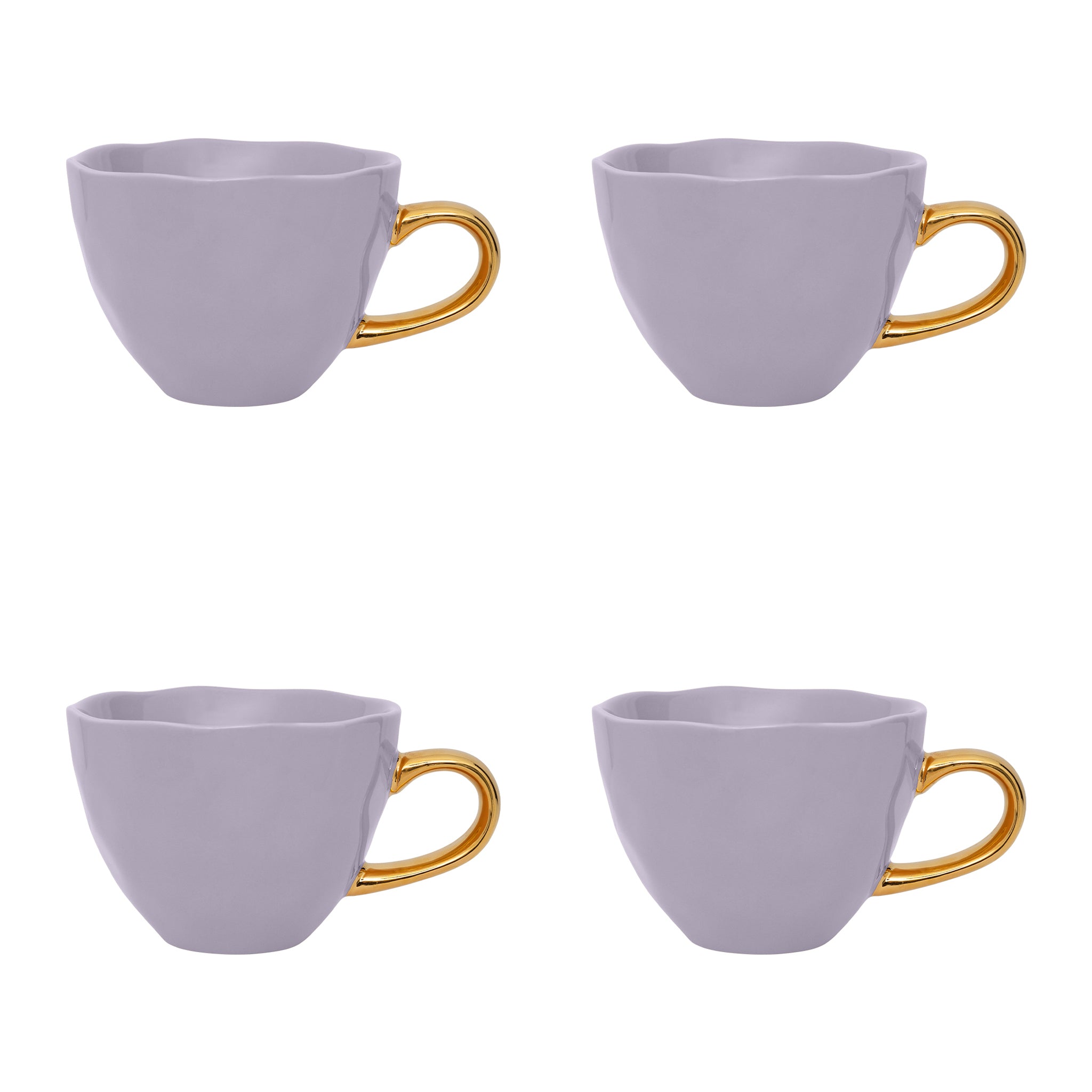 Urban Nature Culture Good Morning Cappuccino / Theekop - Lila - 4 st.