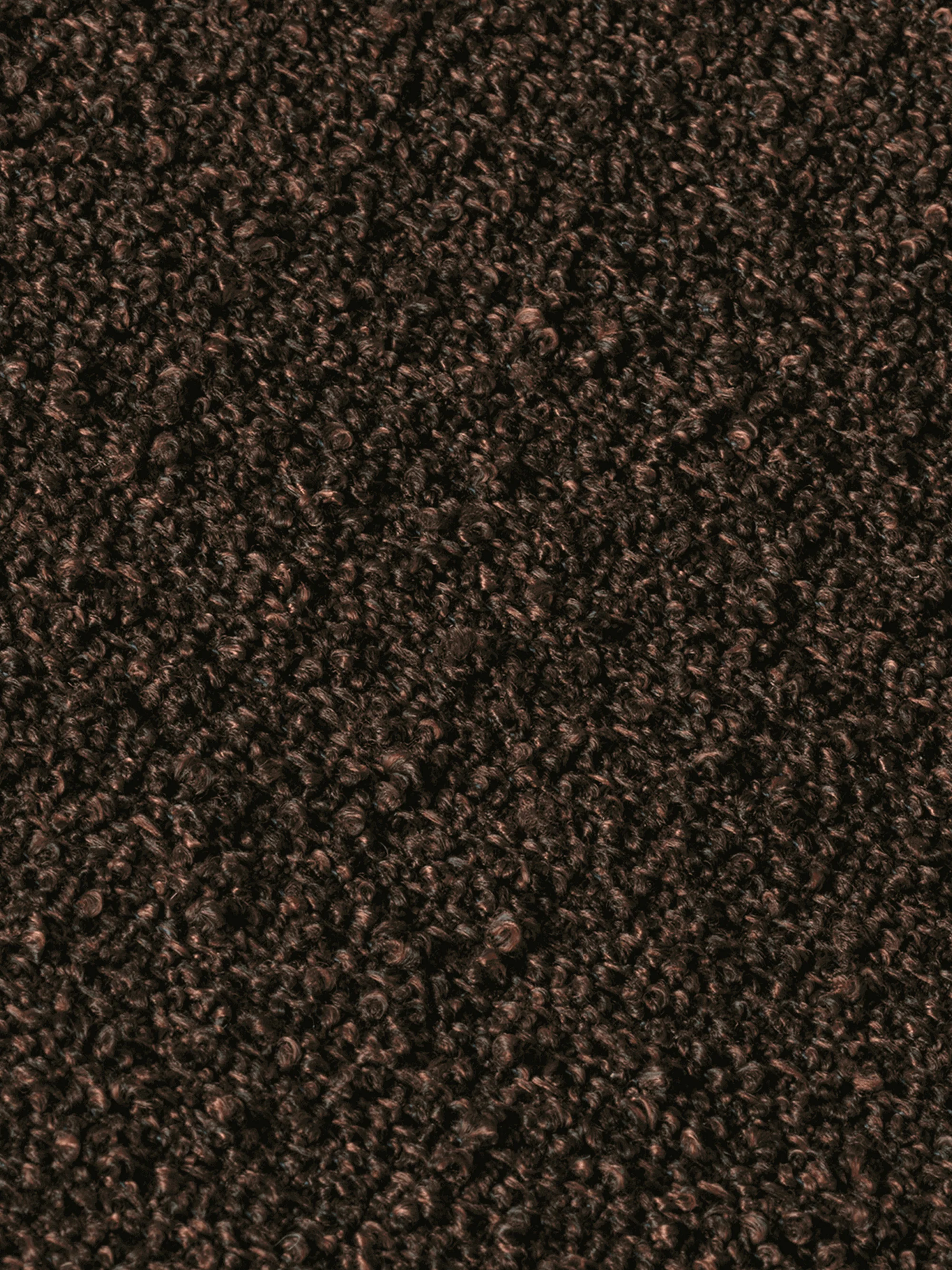Bouclé-Garten-Loungepouf Rouli