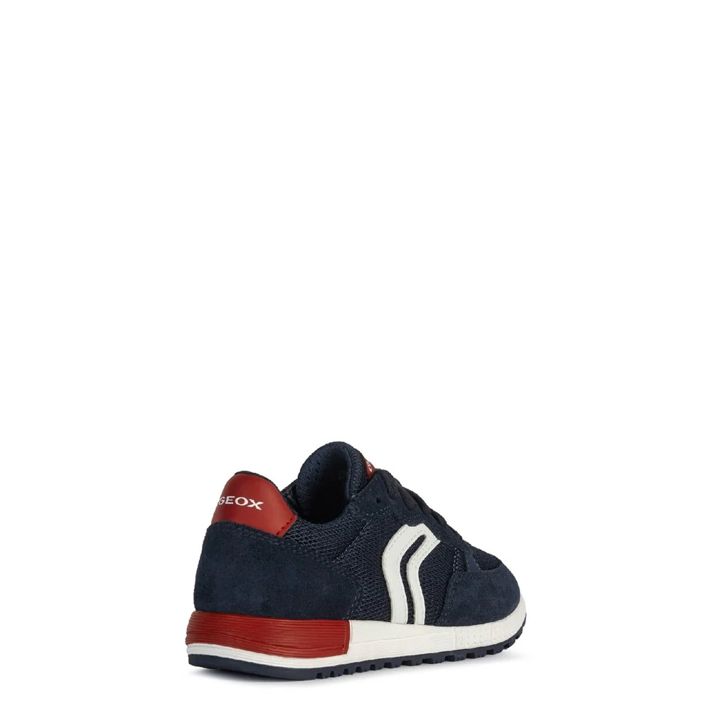 Geox J Alben Boy D Lace Up Junior Trainer
