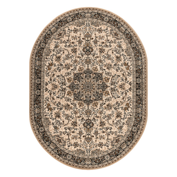 Dywan wełniany POLONIA owal KORDOBA sepia 2 brązowy 170x235 cm