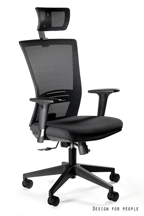 Fotel biurowy ERGONIC czarny