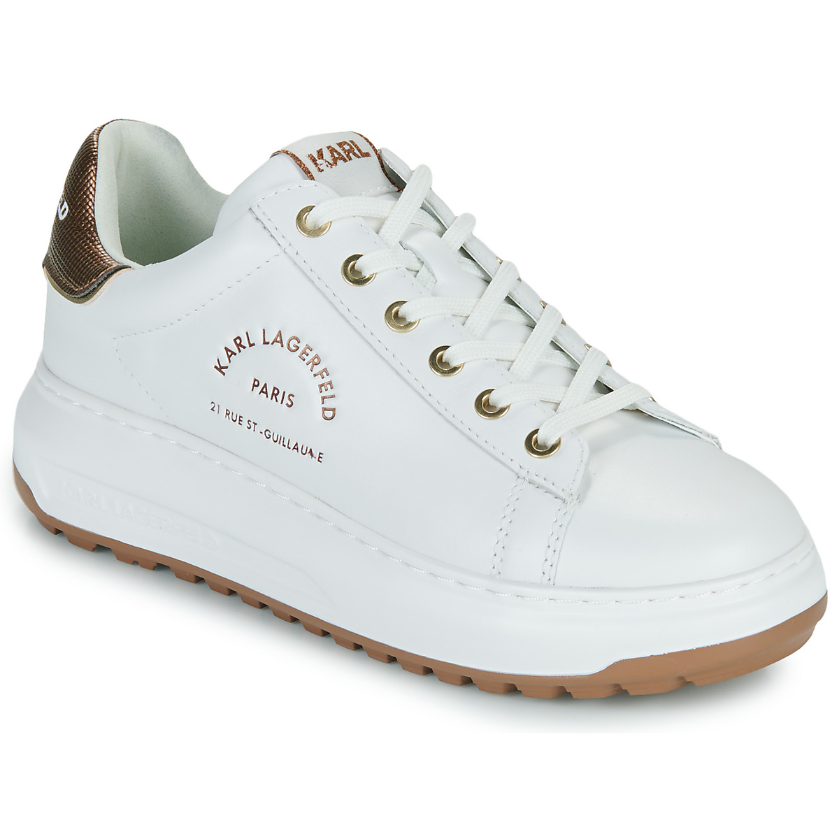 Karl Lagerfeld - KAPRI LUG Maison Metalmesh Tab - White / Bronze