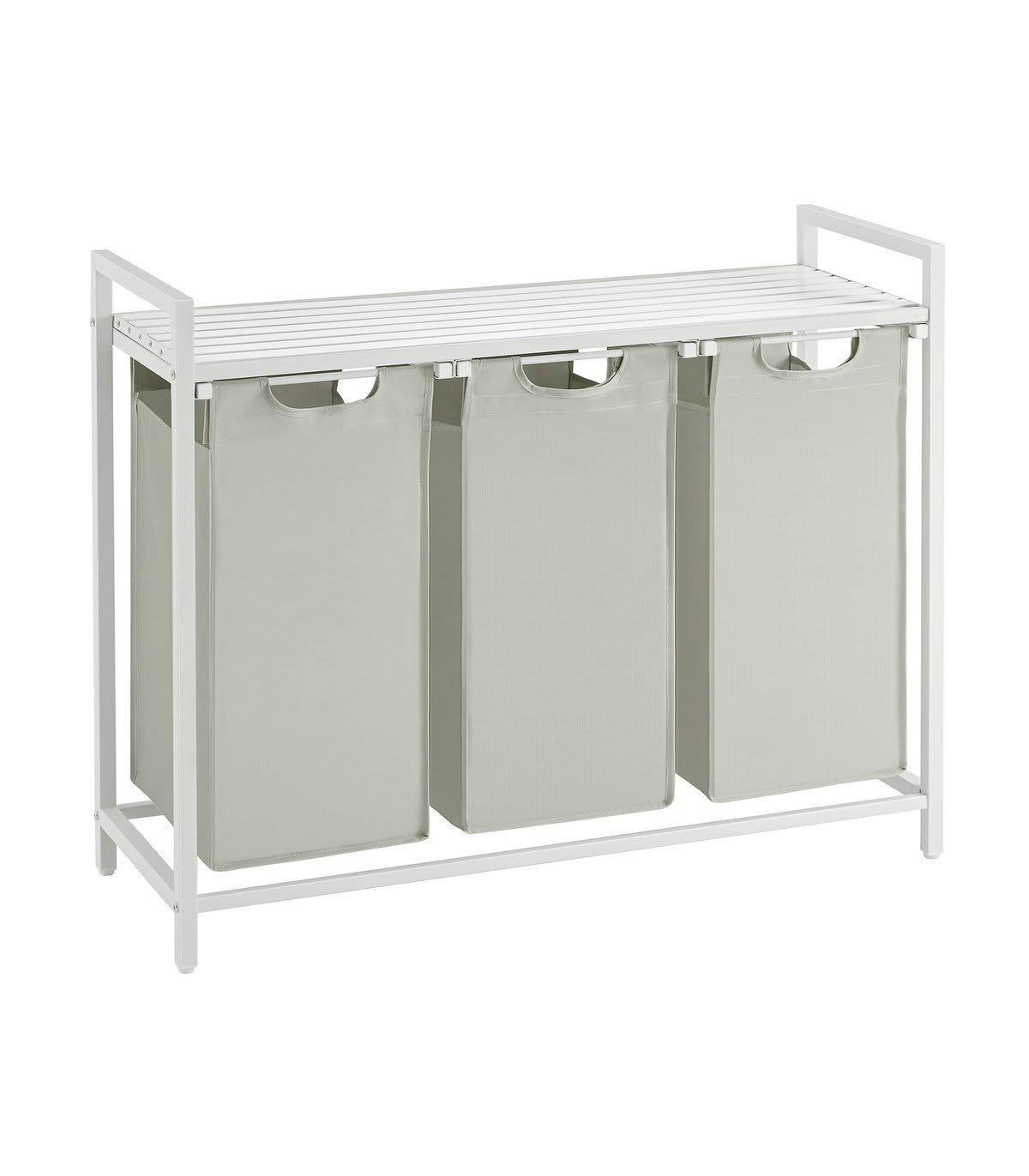 - Panier à linge 3 compartiments - L92,5 cm