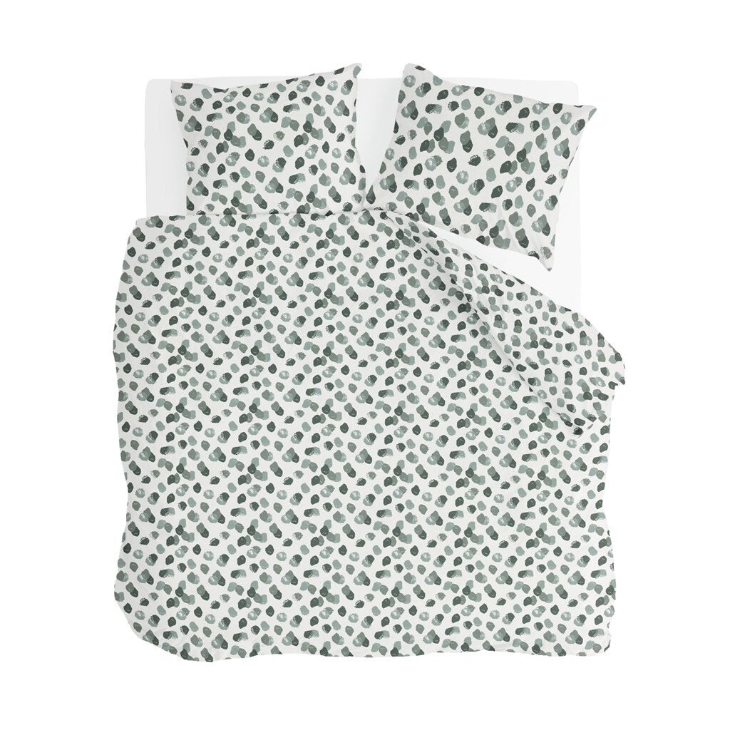Byrklund - Dekbedovertrek Spotty Animal - 240x220 cm - Groen