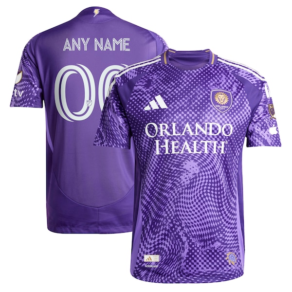 Orlando City SC adidas 2025 Perfect Storm Authentic Custom Jersey - Purple