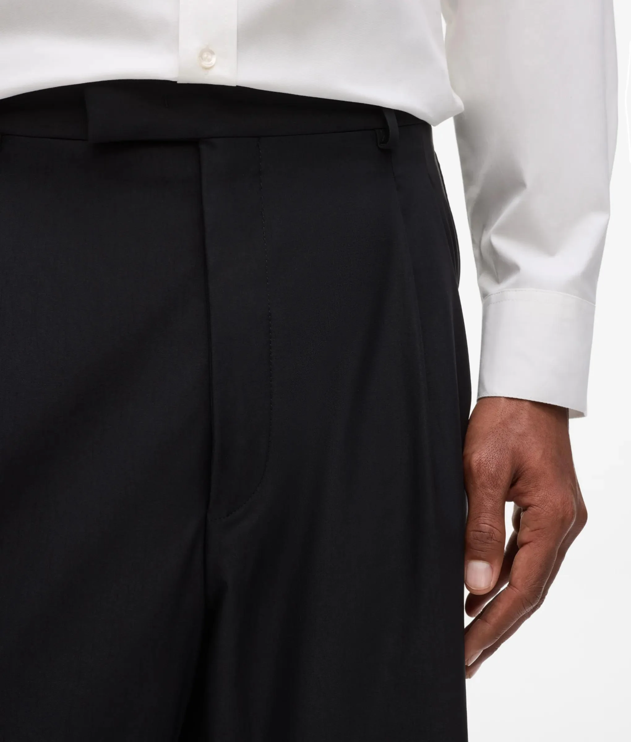 Pantalon taillé avec soin
