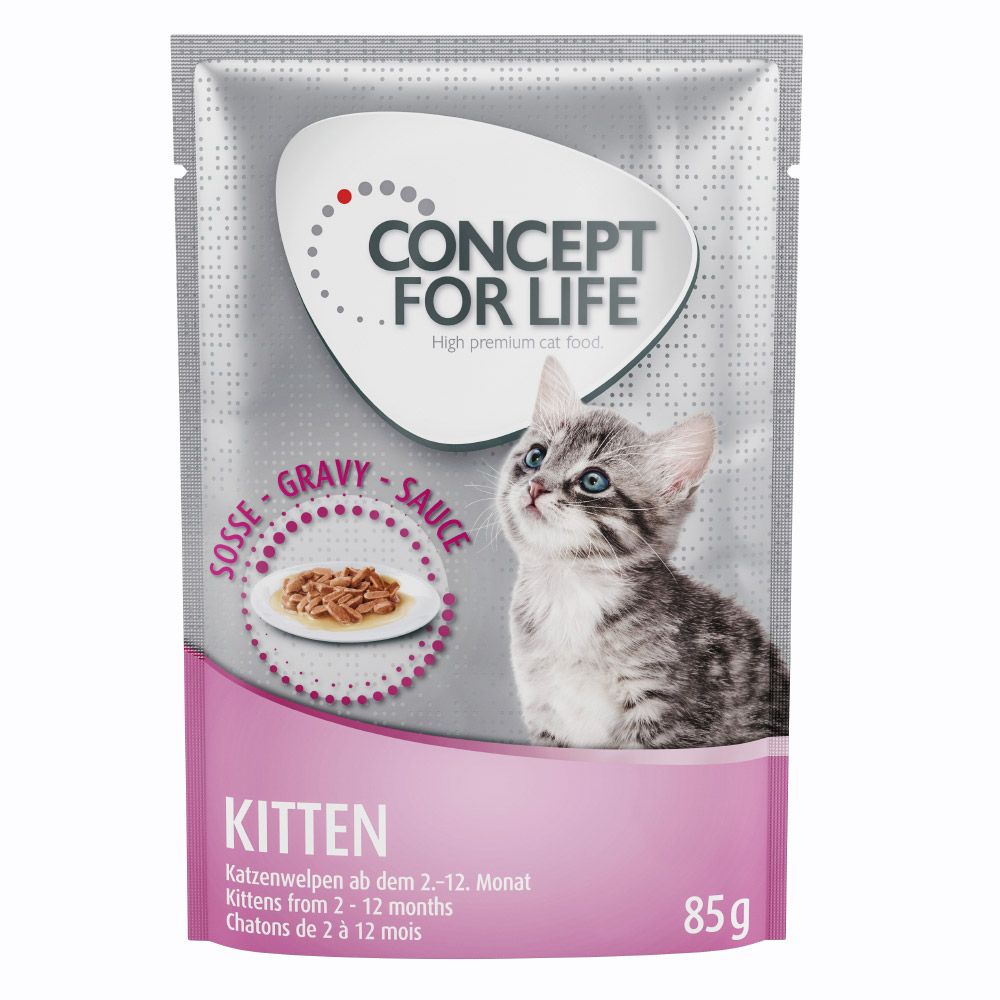 Concept for Life Kitten with Chicken – in Gravy
