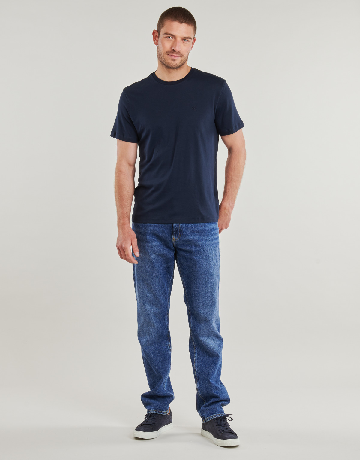 Calvin Klein Jeans - SLIM STRAIGHT - Marine
