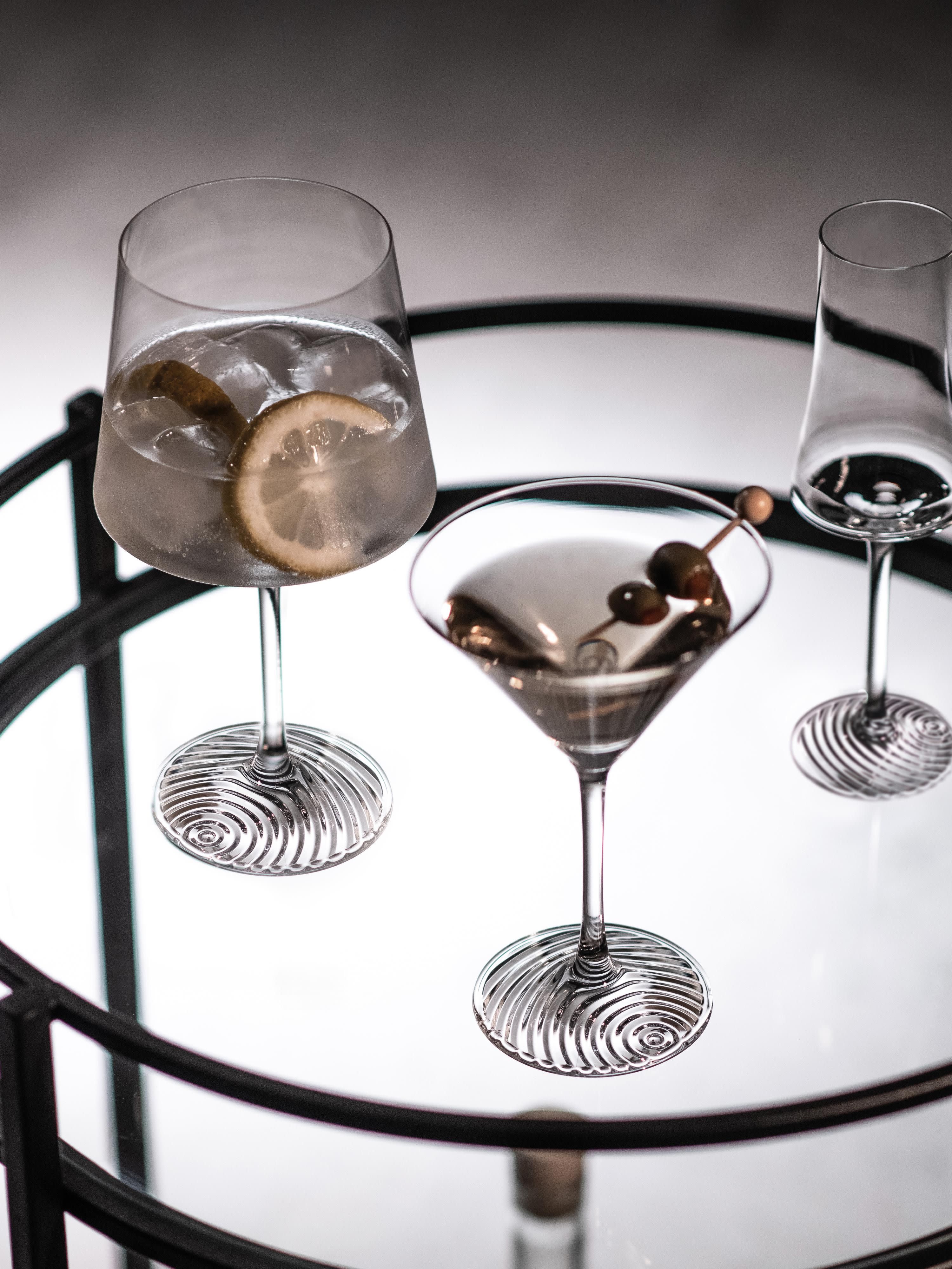 Kristall-Cocktailgläser Echo, 4er-Set