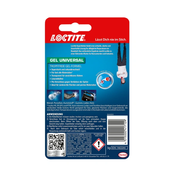 Universalkleber »Loctite Gel«, grün, 3 g