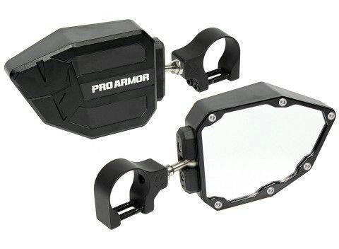Kolpin Pro Armor Side View Mirrors, Black