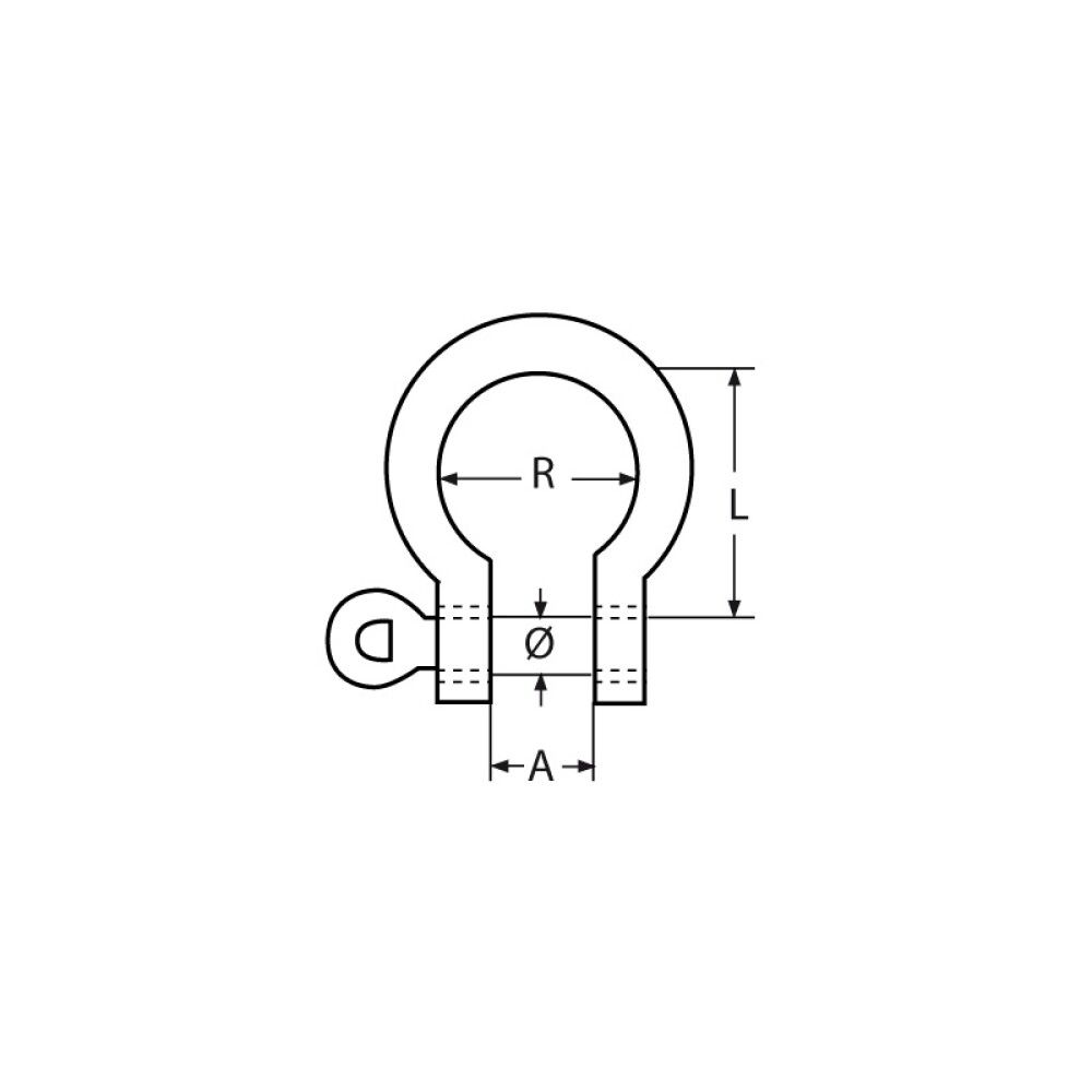 SJAKKEL MARINETECH RUND 8MM