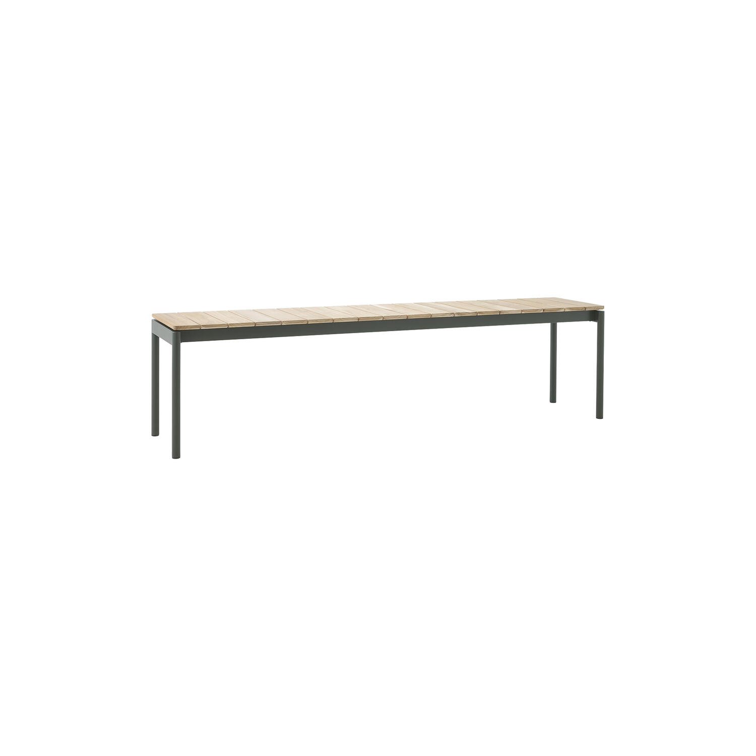 Ville AV28 Outdoor Bench, bronze green