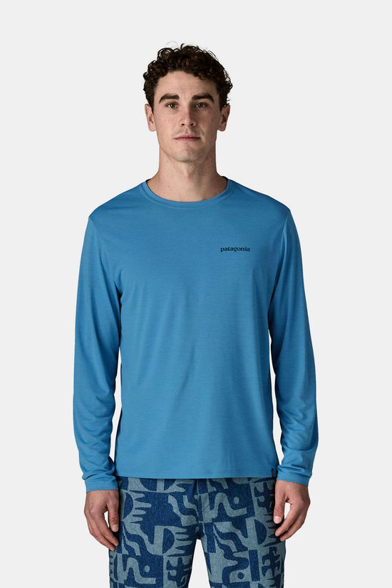 Patagonia M'S L/S Cap Cool Daily Shirt - Boardshort Logo Shirt