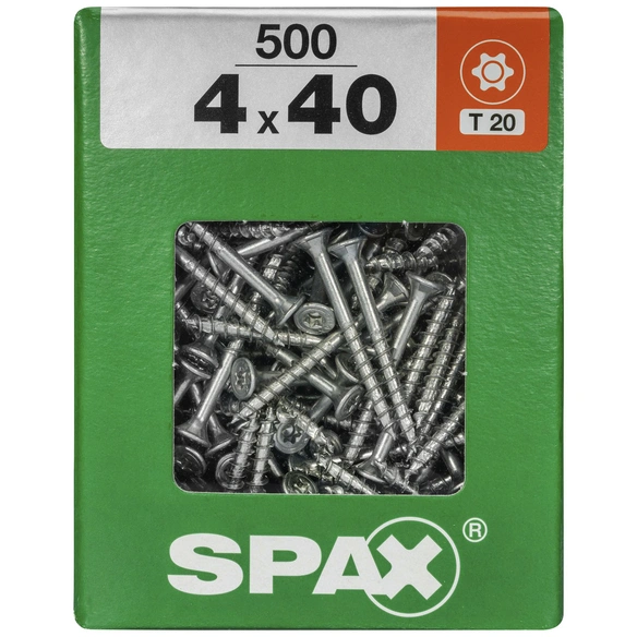 Universalschraube, 4 mm, Stahl, 500 Stk., TRX 4x40 XXL