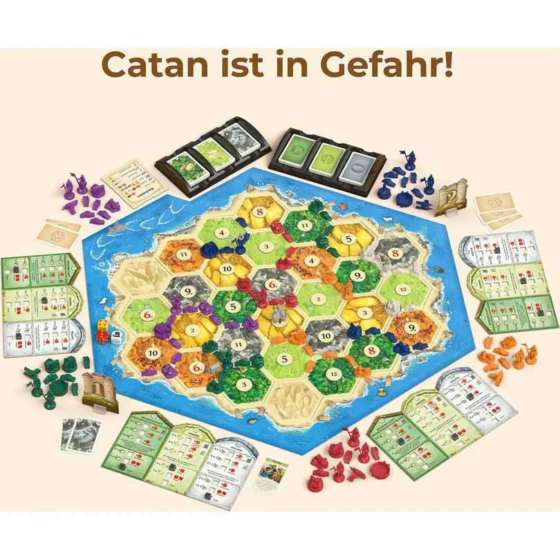 Brettspiel Set bestehend aus verschiedenen Artikeln CATAN