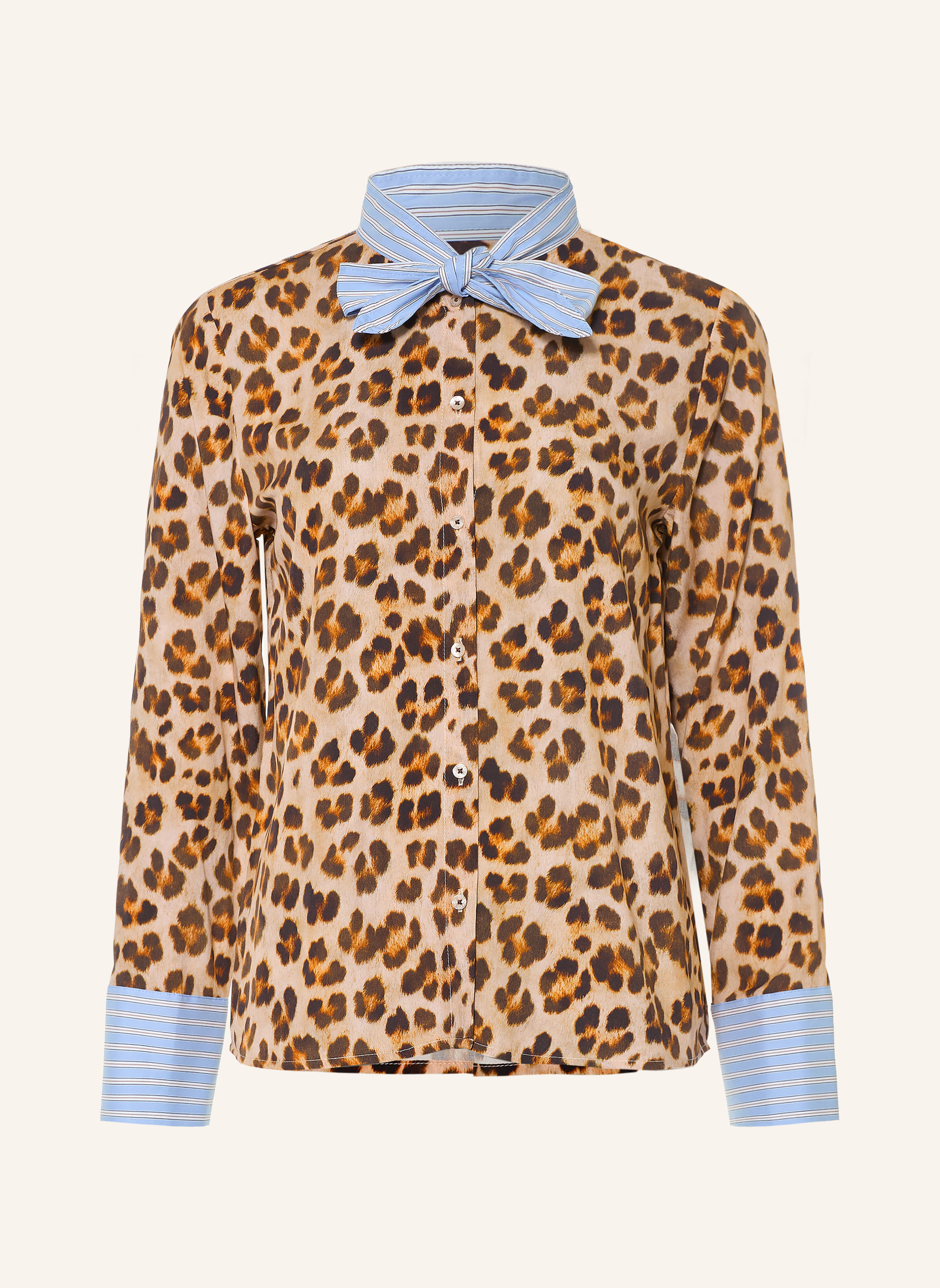 Emily VAN DEN BERGH Schluppenbluse im Materialmix