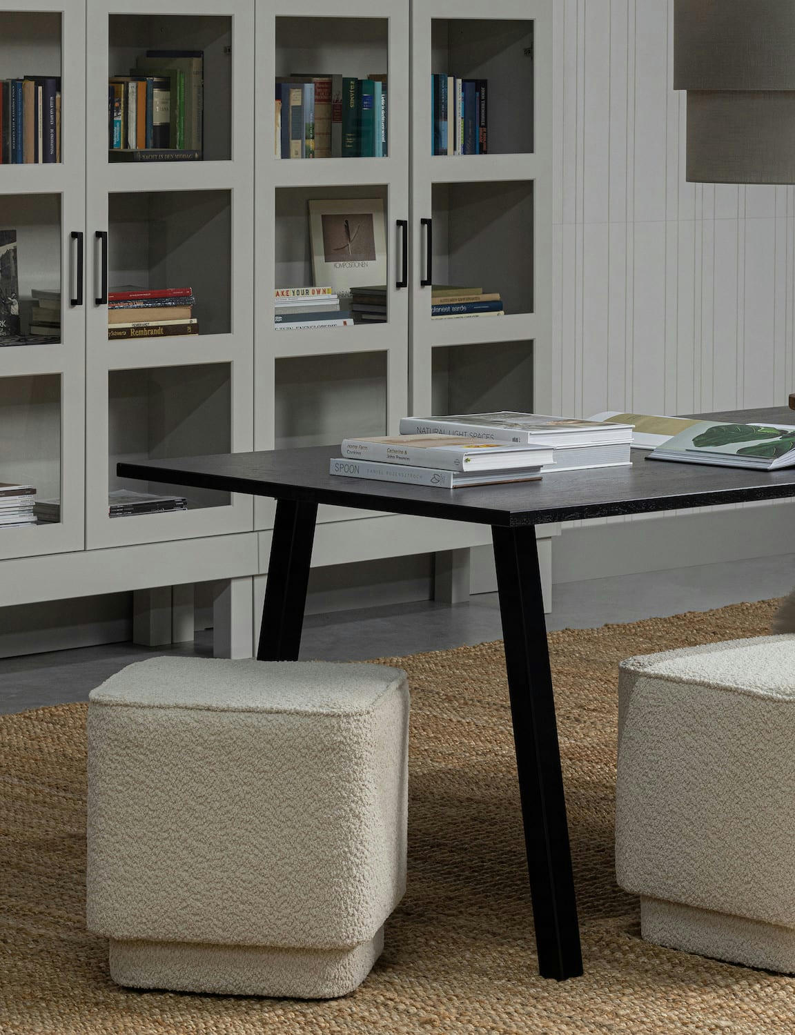 TABLO - Table de repas en chêne noir L 200